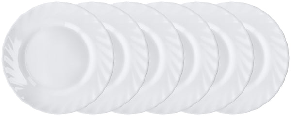 talerz płaski Trianon; 15.5 cm (Ø); biały; okrągły; 6 sztuka / opakowanie
