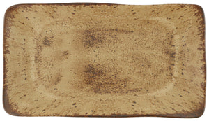 talerz Natura; 28.2x15.1x2.4 cm (DxSxW); jasny brązowy/ciemny brąz; prostokątny; 2 sztuka / opakowanie
