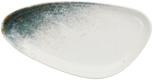 półmisek Purior; 20x10.5x2.3 cm (DxSxW); biały/niebieski petrol; 6 sztuka / opakowanie