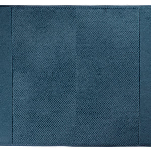 mata łazienkowa Duo; 50x70 cm (SxD); niebieski petrol