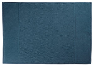 mata łazienkowa Duo; 50x70 cm (SxD); niebieski petrol