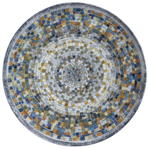 Porzellan Pizzateller Terra Mosaic rund; 33 cm (Ø); niebieski/biały/pomarańczowy; okrągły; 4 sztuka / opakowanie
