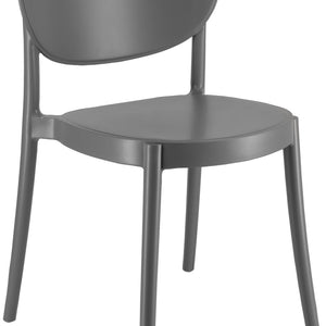 Kunststoffstuhl Neo; 48x50x79 cm (SxGxW); antracyt; 2 sztuka / opakowanie
