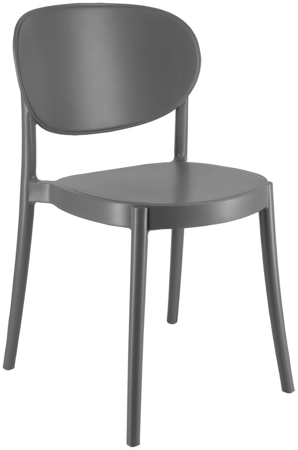 Kunststoffstuhl Neo; 48x50x79 cm (SxGxW); antracyt; 2 sztuka / opakowanie