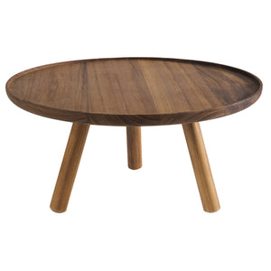 stojak bufetowy; 30.5x15 cm (ØxW); brązowy; okrągły