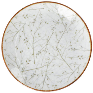 Teller flach Eden; 20.5 cm (Ø); biały/beżowy; okrągły; 6 sztuka / opakowanie