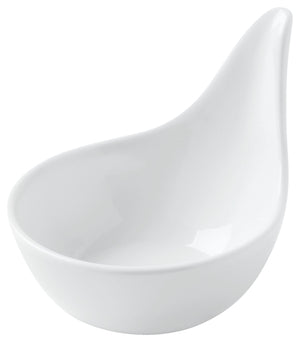 mini miseczki  Tropfen; 60ml, 8.8x6.8x6.3 cm (DxSxW); biały; 12 sztuka / opakowanie
