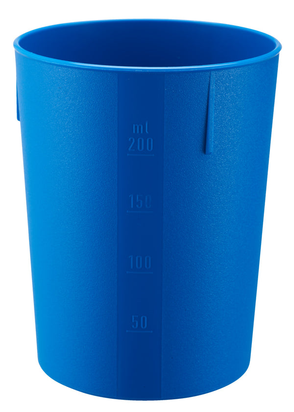 kubek Colora; 250ml, 7.4x9 cm (ØxW); niebieski; 10 sztuka / opakowanie
