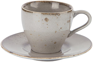 filiżanka do espresso Palana; 120ml, 6.8x6.1 cm (ØxW); szary; 6 sztuka / opakowanie