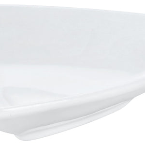 mini porcelana Keno; 50ml, 10x10x2.5 cm (DxSxW); biały; trójkątny; 6 sztuka / opakowanie