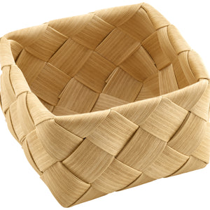 koszyk na pieczywo Larina kwadratowy; 15x15x9 cm (DxSxW); naturalny; kwadrat; 4 sztuka / opakowanie