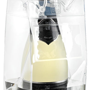 cooler do butelek Ice.Bag®; 25 cm (W); transparentny; 6 sztuka / opakowanie