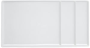 półmisek San Marino; 35.5x26.5x2 cm (DxSxW); biały; 3 sztuka / opakowanie