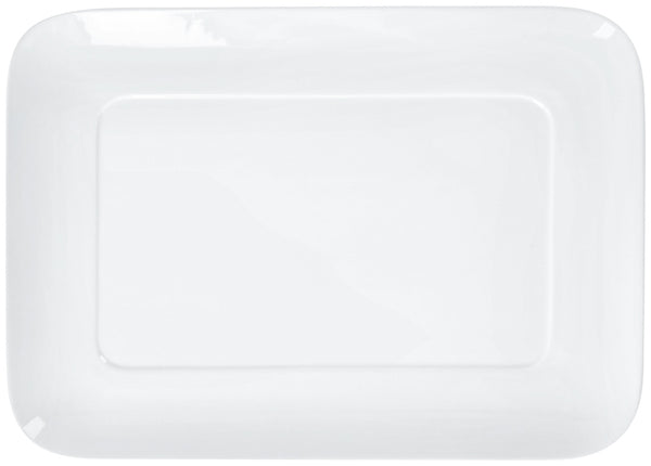półmisek porcelanowy Tila; 40.5x29x2.5 cm (DxSxW); biały; prostokątny; 2 sztuka / opakowanie