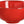 miska Sidina okrągła; 400ml, 13x6.4 cm (ØxW); czerwony; okrągły; 6 sztuka / opakowanie