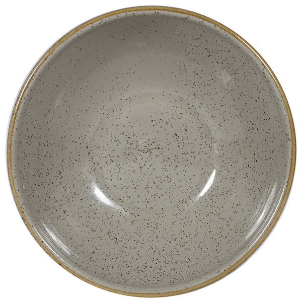 Bowl Stonecast Peppercorn oval; 260ml, 13 cm (Ø); szary/brązowy; okrągły; 12 sztuka / opakowanie