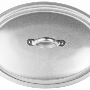 pokrywa Aluminio; 28 cm (Ø); srebro; okrągły