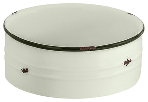 miska Liron okrągła; 500ml, 14x5 cm (ØxW); biel kremowa/czarny; okrągły; 4 sztuka / opakowanie