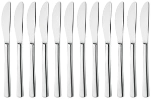 nóż stołowy Linz; 21.5 cm (D); srebro, Griff srebro; 12 sztuka / opakowanie