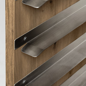 Tablett-Abräumwagen Baristo; 52x59x166 cm (SxGxW); dąb antyczny