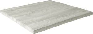 blat Topalit kwadratowy; 70x70 cm (DxS); biały vintage; kwadrat