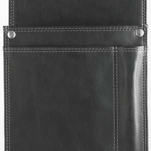 kieszeń kelnerska Lipuro; 26x13.8 cm (DxS); czarny, Paspelierung czarny; prostokątny