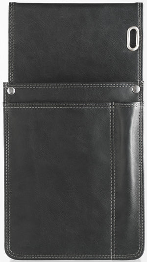 kieszeń kelnerska Lipuro; 26x13.8 cm (DxS); czarny, Paspelierung czarny; prostokątny
