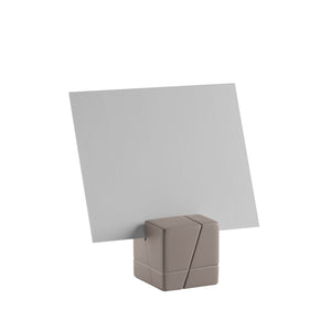 Kartenhalter Beton; 3x3x3 cm (DxSxW); biały; 4 sztuka / opakowanie