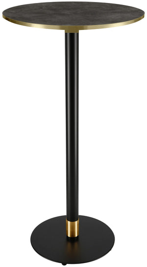 Stehtischsäule Oris; 42x110 cm (ØxW); czarny/złoto