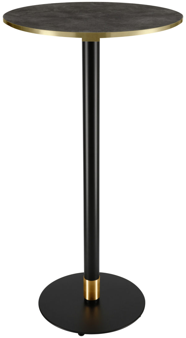Stehtischsäule Oris; 42x110 cm (ØxW); czarny/złoto