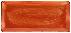 półmisek Nebro; 33.5x16x2.1 cm (DxSxW); czerwony; 3 sztuka / opakowanie