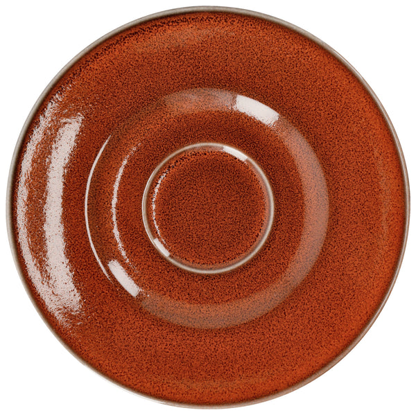 spodek do filiżanki do kawy Oriento; 16.5 cm (Ø); terakota; okrągły; 6 sztuka / opakowanie