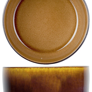 miska Quintana; 1000ml, 14x8 cm (ØxW); bursztyn; 4 sztuka / opakowanie