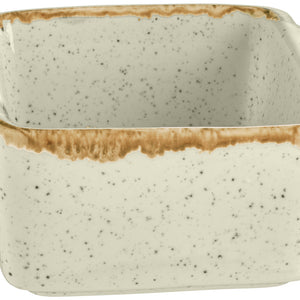 miseczka Sidina kwadratowa z uchwytem; 80ml, 7x7x3.5 cm (DxSxW); beżowy; kwadrat; 6 sztuka / opakowanie