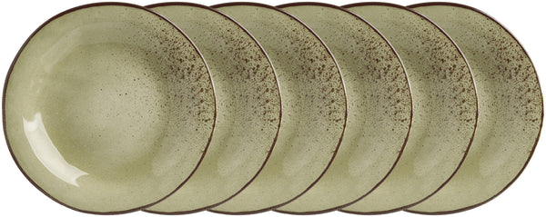 talerz płaski Palana; 26.5 cm (Ø); limonka; okrągły; 6 sztuka / opakowanie
