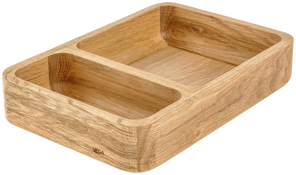 miska Fenra geteilt; 29.5x20x6.15 cm (DxSxW); dąb