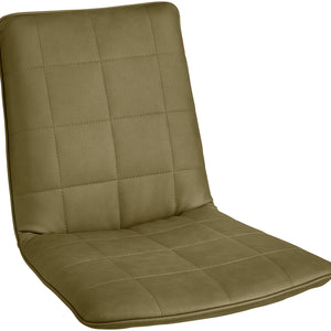 siedzisko Milaria sztuczna skóra; 60x48x46 cm (SxGxW); oliwka; 2 sztuka / opakowanie