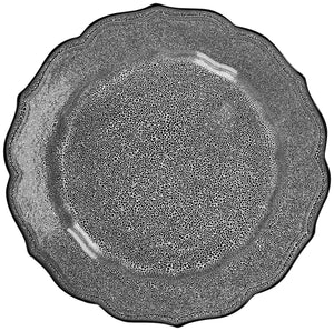talerz płaski Antiqus; 27 cm (Ø); szary; okrągły; 4 sztuka / opakowanie