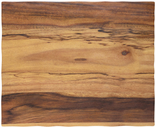 półmisek Grenada bez rantu; 35x28.5x1 cm (DxSxW); akacja brąz; prostokątny; 6 sztuka / opakowanie