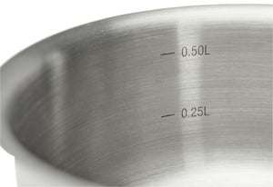 Stielkasserolle Prim Appety; 12 cm (Ø); srebro