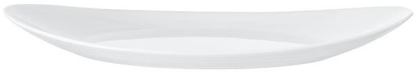 talerz płaski Prometeo; 32x26x3.2 cm (DxSxW); biały; owalny; 12 sztuka / opakowanie