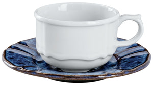 spodek do filiżanki do espresso Amelina; 12 cm (Ø); niebieski; okrągły; 6 sztuka / opakowanie