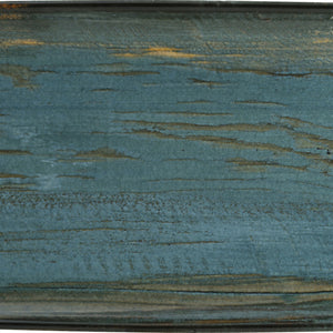 talerz Madera Mint prostokątny; 34x16 cm (DxS); turkusowy/brązowy/czarny; prostokątny; 12 sztuka / opakowanie