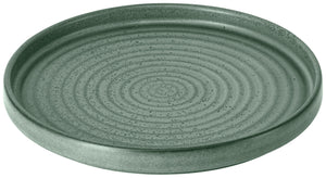 talerz z niskim rantem Snug; 20.5x2.5 cm (ØxW); zielony; okrągły; 4 sztuka / opakowanie