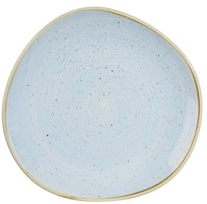 talerz Stonecast Duck Egg organiczny; 28.6 cm (S); jasny niebieski/brązowy; organiczny; 12 sztuka / opakowanie