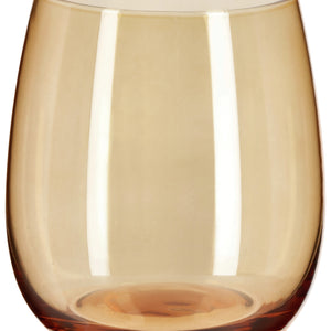 Trinkglas Bea; 375ml, 7x9.4 cm (ØxW); bursztyn; 6 sztuka / opakowanie