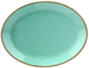 półmisek Sidina owalny; 31x23.5x3.1 cm (DxSxW); turkusowy; owalny; 6 sztuka / opakowanie