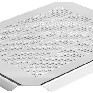 kratka ociekowa GN Premium GN 1/2; Größe GN 1/2, 26.6x19.8x1.8 cm (DxSxW); srebro