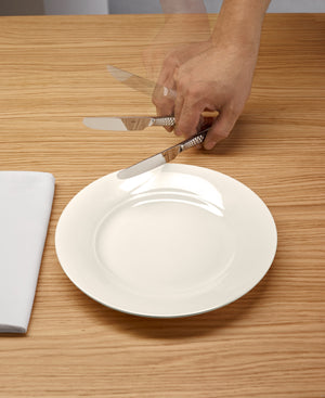 talerz płaski Premiora; 25 cm (Ø); biel kremowa; okrągły; 12 sztuka / opakowanie