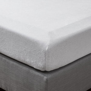 pokrowiec z gumką Protect; 90x190 cm (SxD); biały
